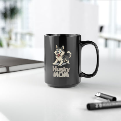 Husky Mom Coffee Mug 15oz Cute Dog Lover Gift Pet Owner Present Birthday Mother's Day Animal Lover Accessory