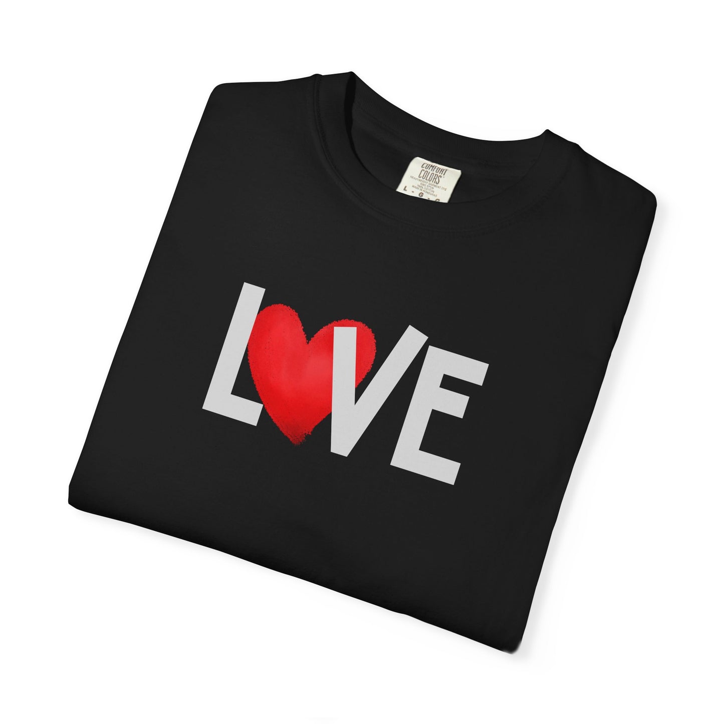 LOVE Heart Comfort Colors T-Shirt