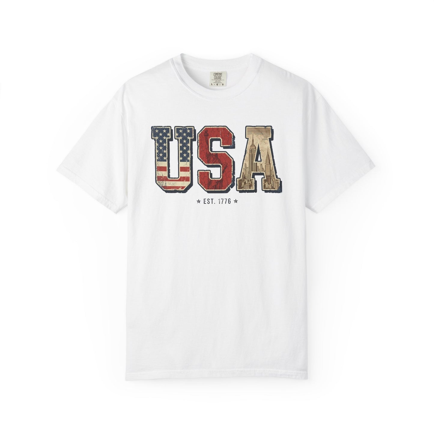 USA Retro Comfort Colors Tee
