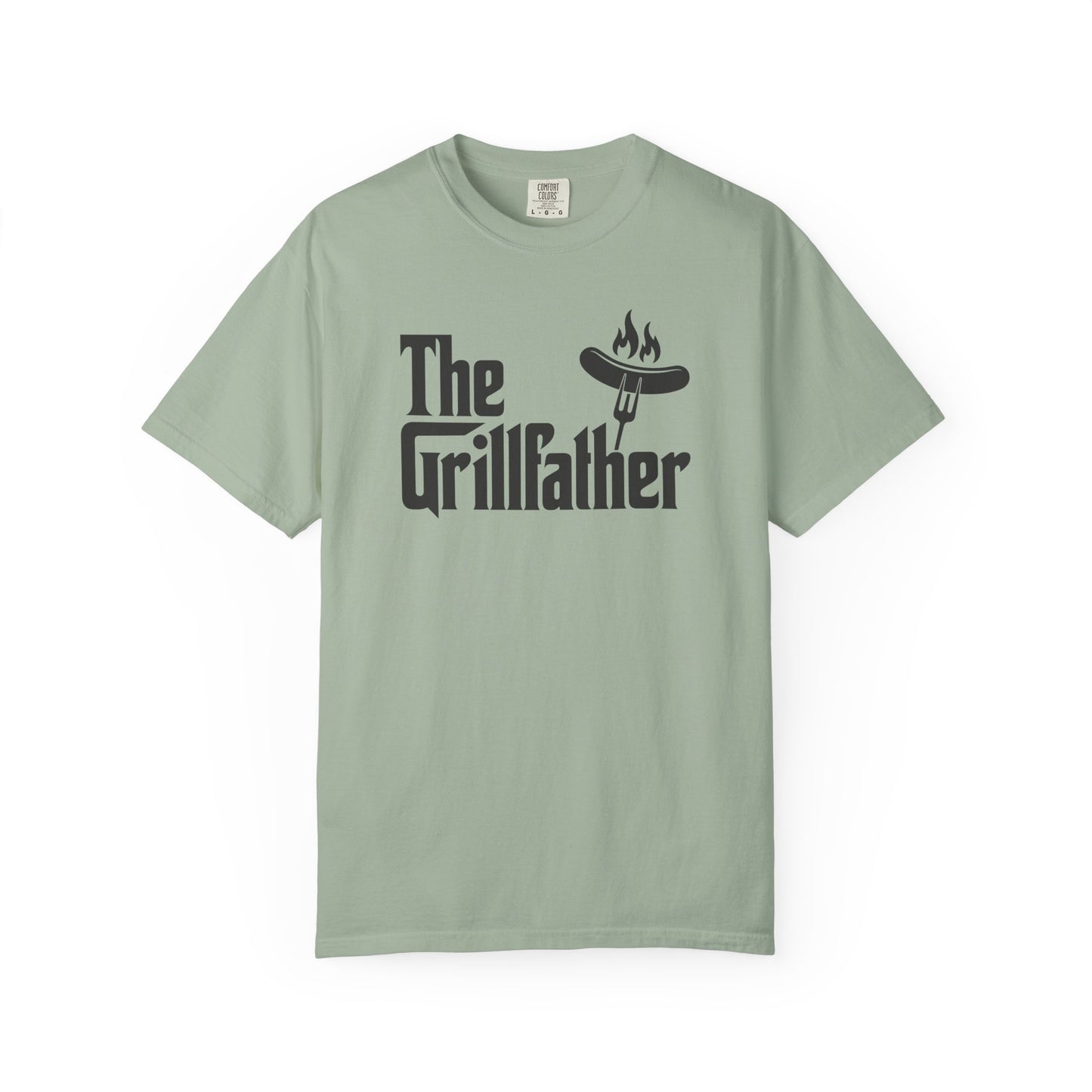The Grillfather T-Shirt – Funny BBQ Dad Grillmaster Tee