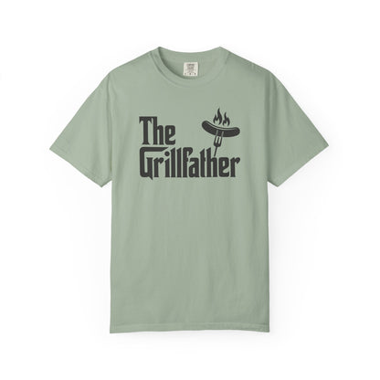 The Grillfather T-Shirt – Funny BBQ Dad Grillmaster Tee
