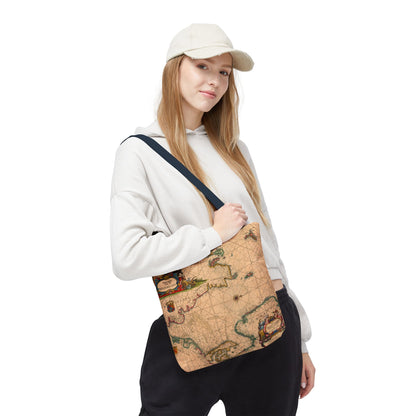 Vintage Nautical Sea Chart Pascaerte Van De Noordzee Tote Bag