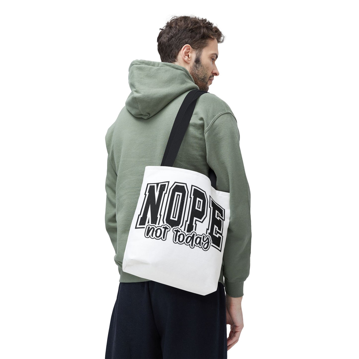 NOPE Not Today Graphic Tote Bag