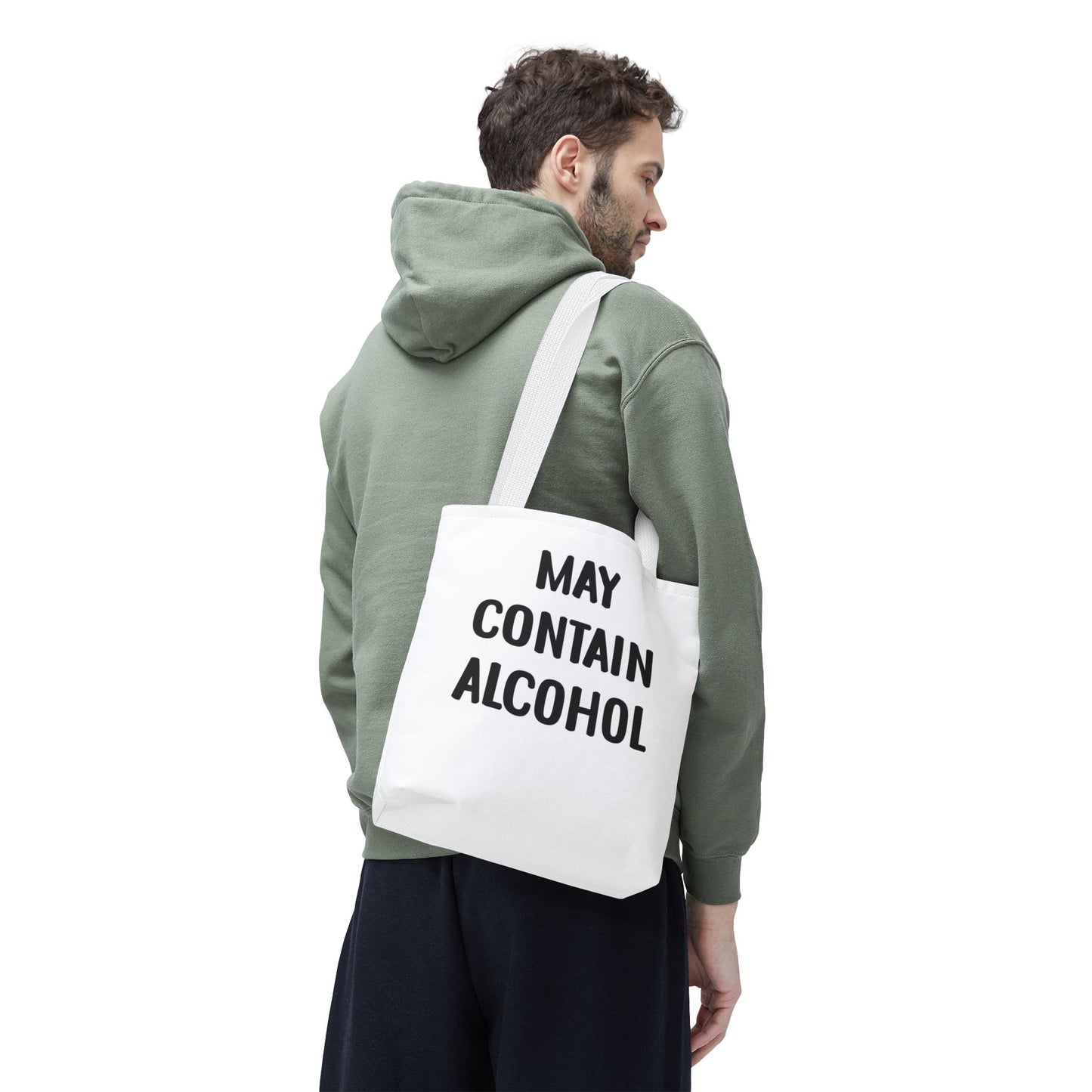 May Contain Alcohol Reusable Grocery & Beach Tote