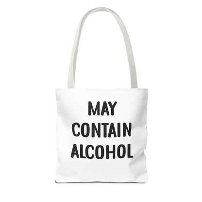 May Contain Alcohol Reusable Grocery & Beach Tote