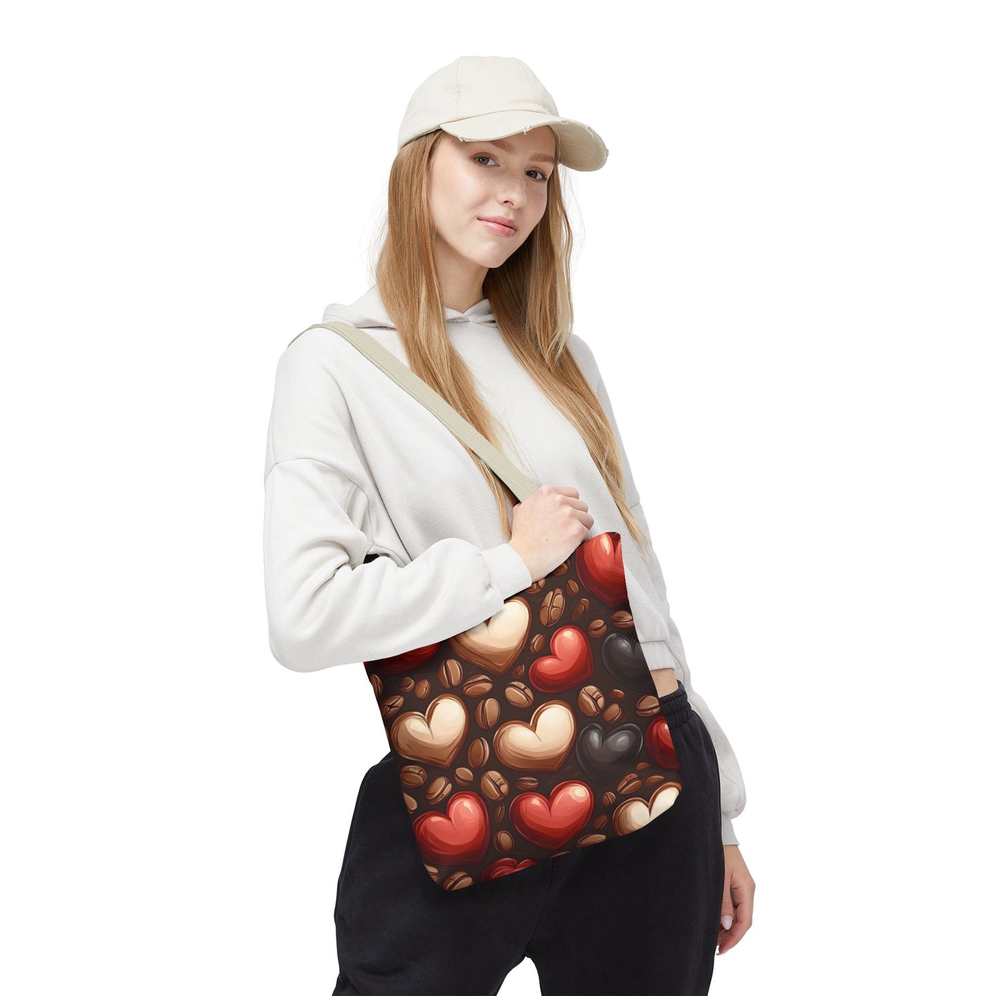 I Love Coffee Beans Bag Tote