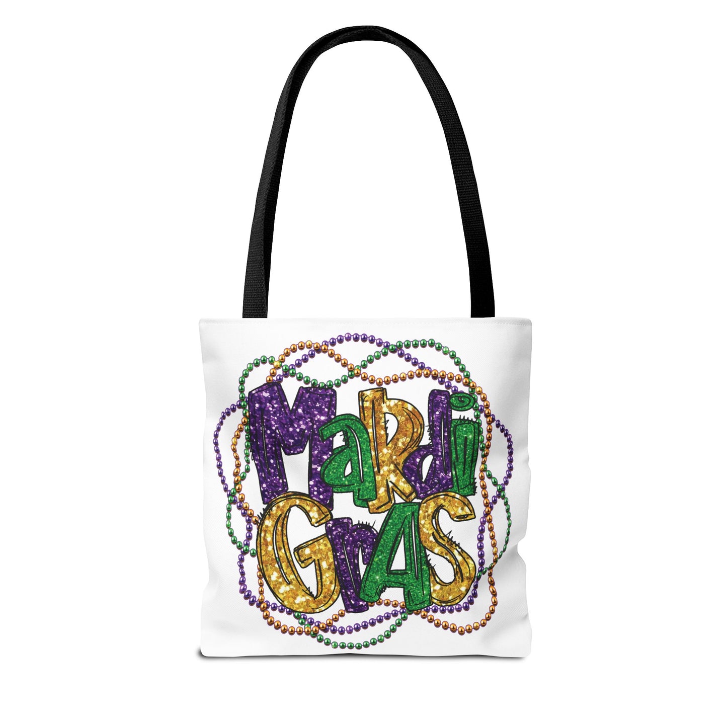 Mardi Gras Bead Bag Tote in 3 Sizes