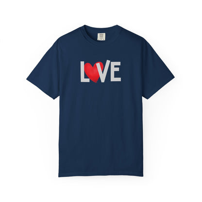 LOVE Heart Comfort Colors T-Shirt