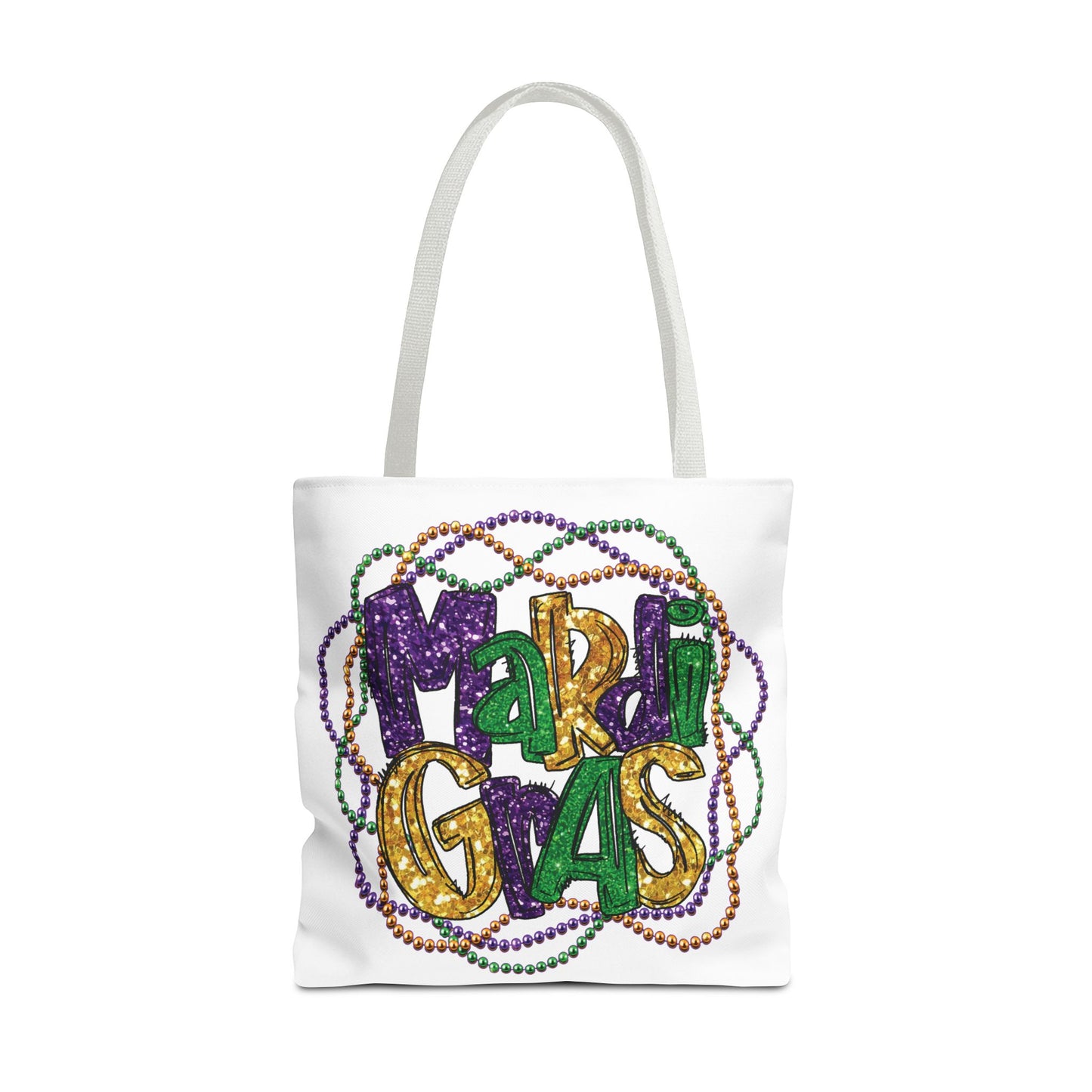 Mardi Gras Bead Bag Tote in 3 Sizes