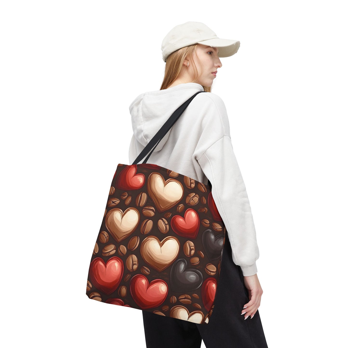I Love Coffee Beans Bag Tote
