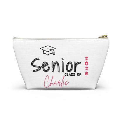 Senior Class of 2026 Personalized Graduation Pouch Senior Class of 2026 Cosmetic Bag Custom Makeup Organizer Unique Gift for Graduates