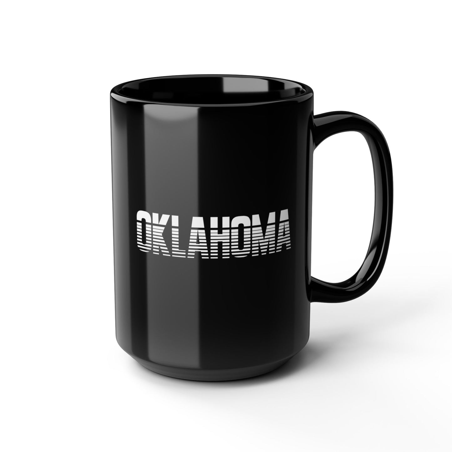 Oklahoma 15oz Black Mug