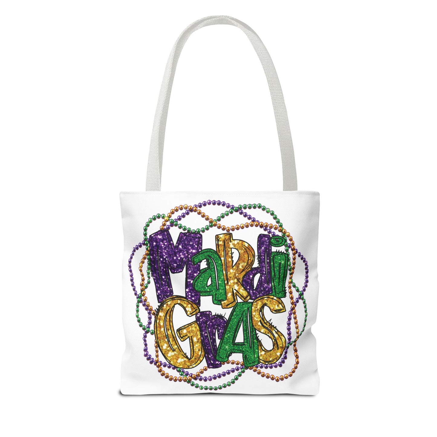 Mardi Gras Bead Bag Tote in 3 Sizes