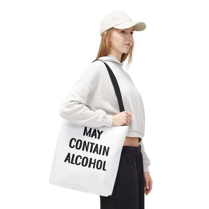 May Contain Alcohol Reusable Grocery & Beach Tote