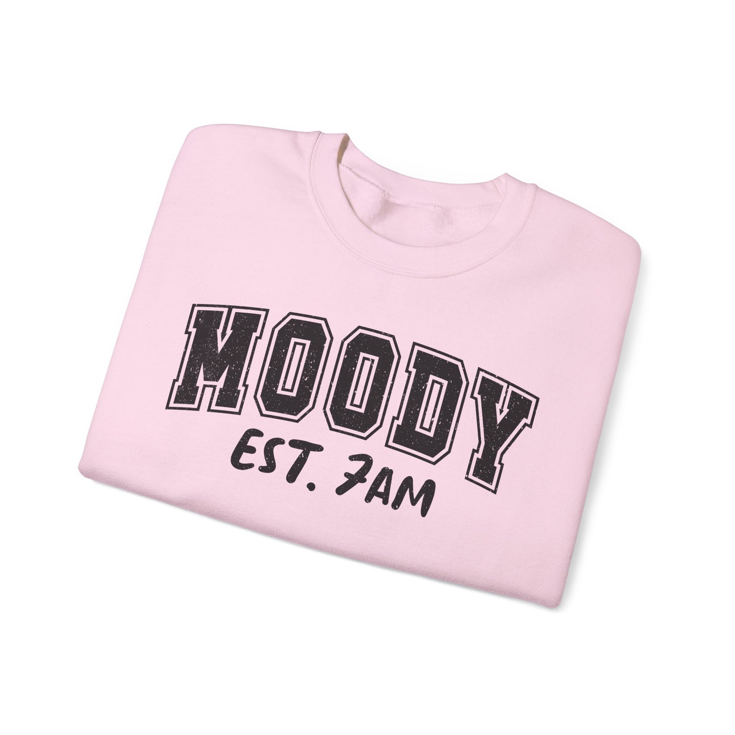 Moody Est. 7AM Crewneck Sweatshirt