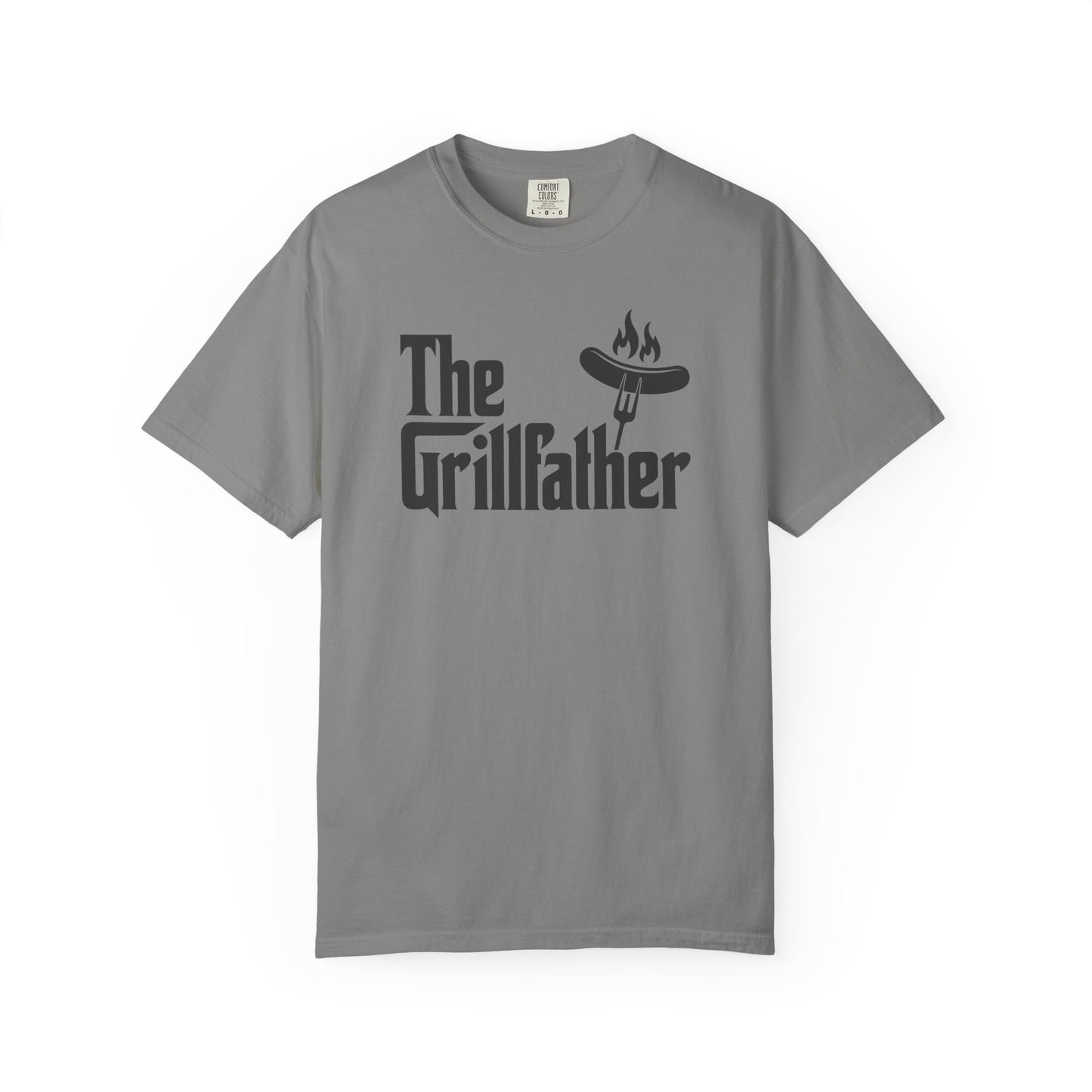 The Grillfather T-Shirt – Funny BBQ Dad Grillmaster Tee