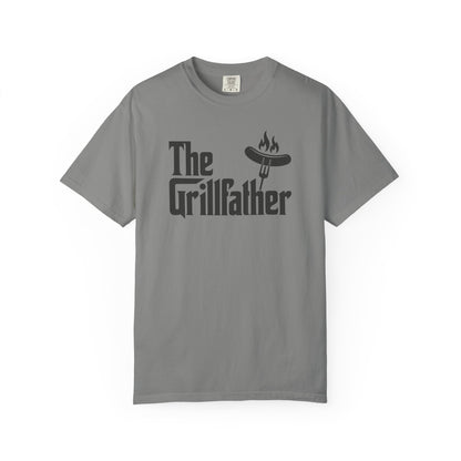 The Grillfather T-Shirt – Funny BBQ Dad Grillmaster Tee