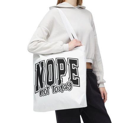 NOPE Not Today Graphic Tote Bag