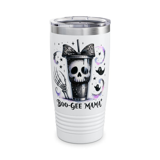 Boo-Gee Mama Skeleton Halloween 20oz Tumbler, Spooky Drinkware, Boo-Gee Mama 20oz, Unique Gift, Seasonal Travel Mug, October Decor