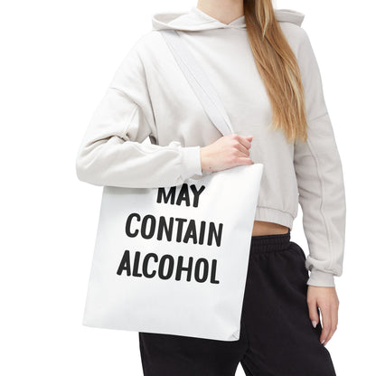 May Contain Alcohol Reusable Grocery & Beach Tote