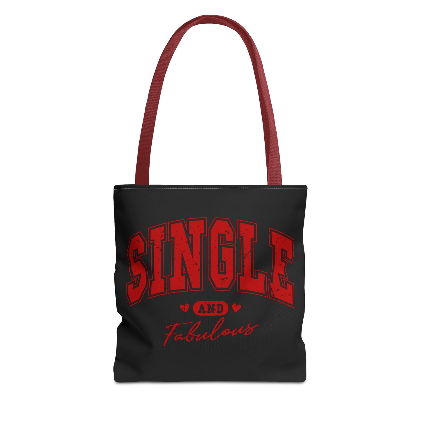 Single and Fabulous Black Canvas Tote 3 Sizes