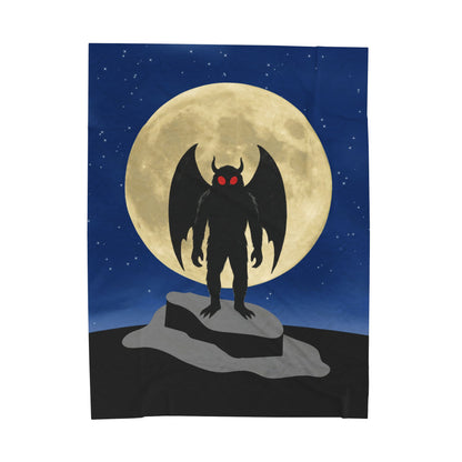 Mothman Velveteen Plush Blanket