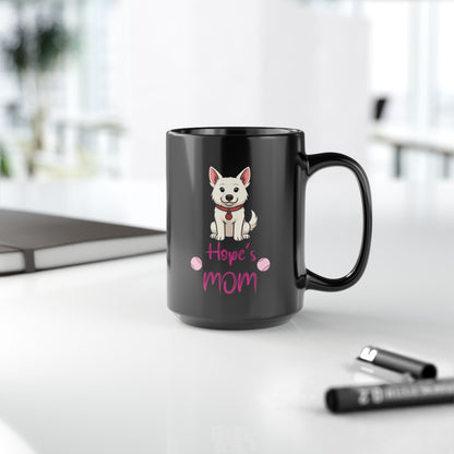 White German Shepherd Personalized Dog Mom Mug | Cute Pet Gift, Coffee Lover, Mother's Day, Dog Lover, Custom Drinkware