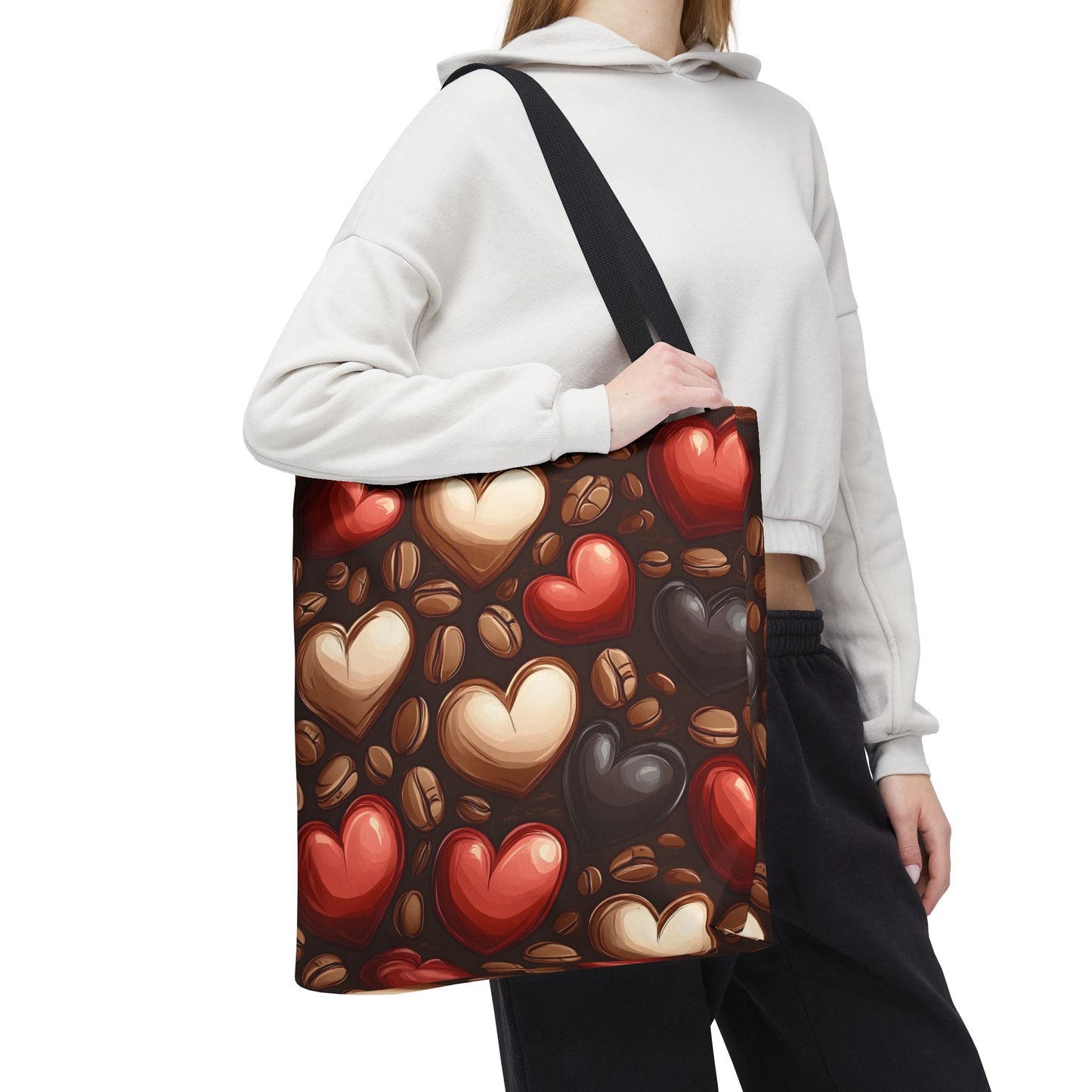 I Love Coffee Beans Bag Tote