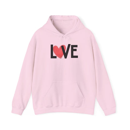 The LOVE Heart Hoodie Cozy Everyday Pullover