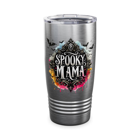 Spooky Mama Tumbler, 20oz Halloween Travel Mug, Stainless Steel Cup for Moms, Trick or Treat Drinkware, Fall Gift for Her, Witchy [...]