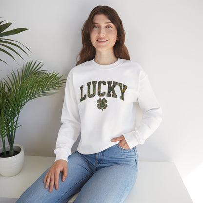 Lucky Shamrock Crewneck Sweatshirt
