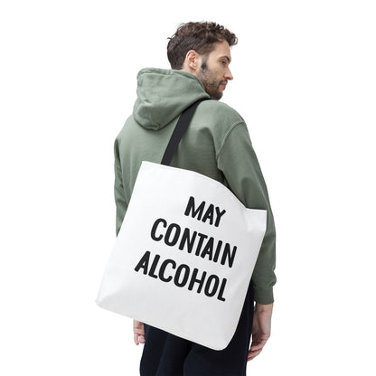 May Contain Alcohol Reusable Grocery & Beach Tote