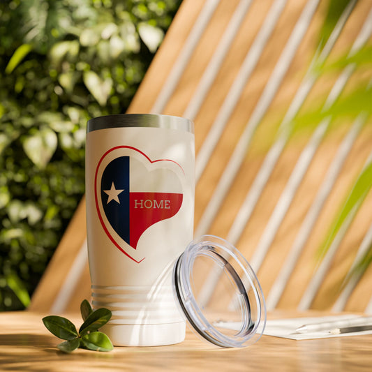 Texas Home Tumbler, 20oz - Perfect Gift for Home Lovers, Texas Pride, Travel Mug, Personalized Beverage Container