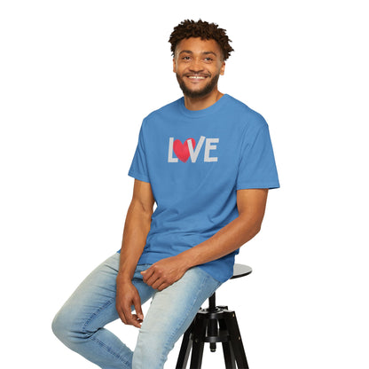 LOVE Heart Comfort Colors T-Shirt