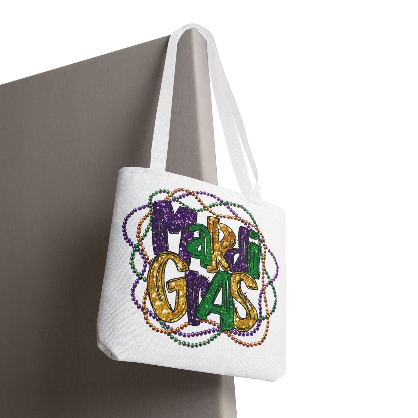 Mardi Gras Bead Bag Tote in 3 Sizes