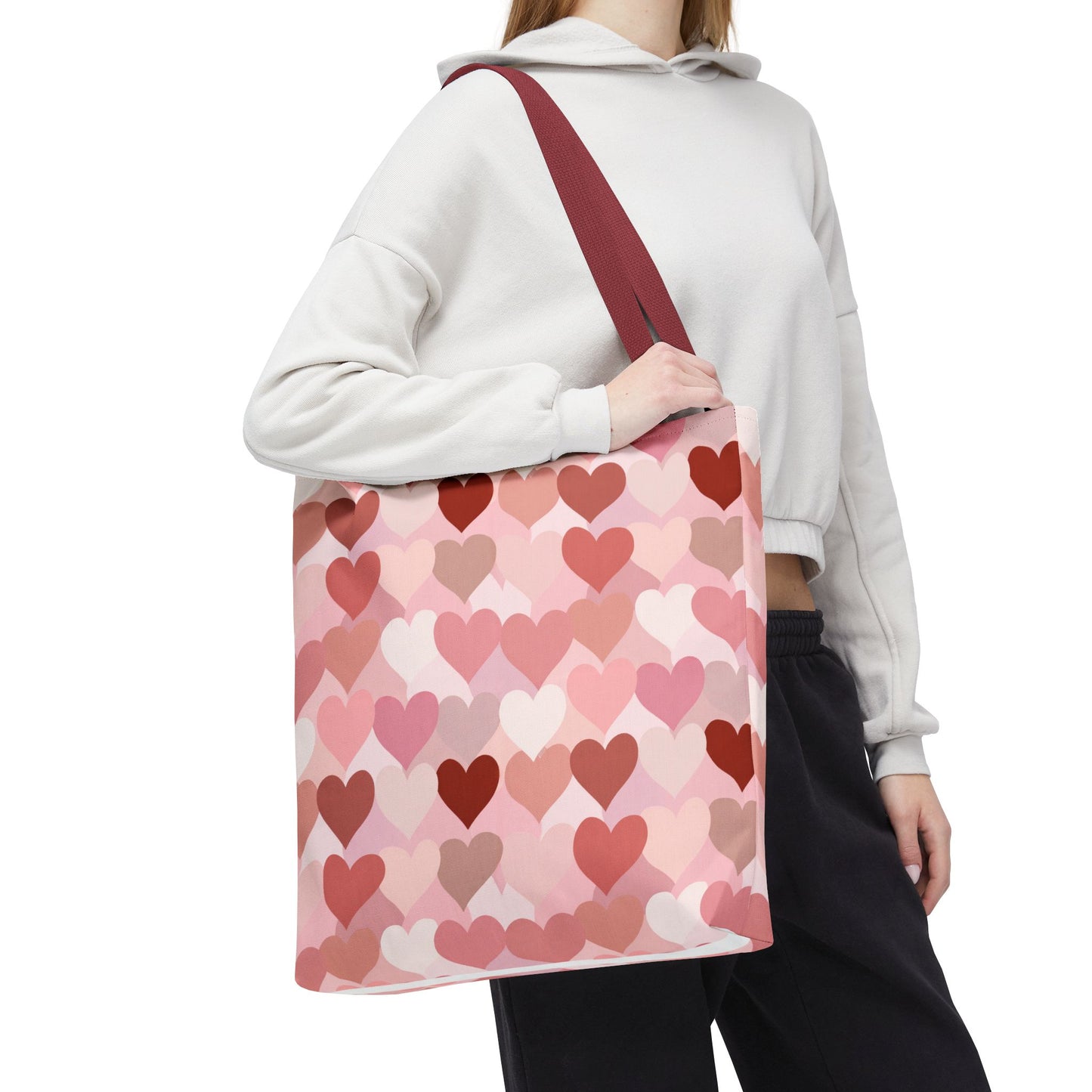 Pink Heart Everyday Tote Bag