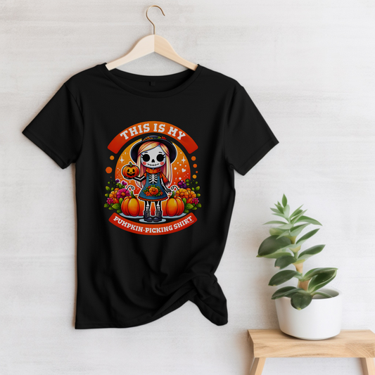 This is My Pumpkin Picking TShirt Bella Canvas Cute Pumpkin Picking Tee Halloween Shirt Fall Apparel Fun T-Shirt Harvest Celebration