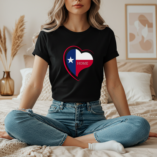 Texas Home T-shirt Gift for Texas Lover Gift for Him Texas Lover Gift for Her I Love Texas is Home T-shirt I Love Texas