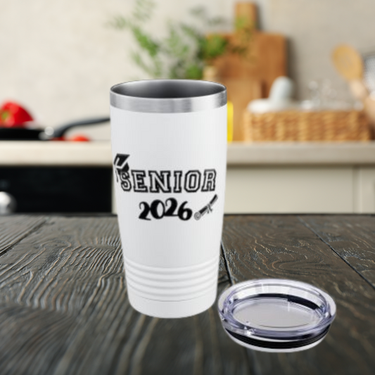 Senior Class of  2026 20oz Tumbler, Graduation Gifts, Travel Mug, College Bound, Custom Drinkware