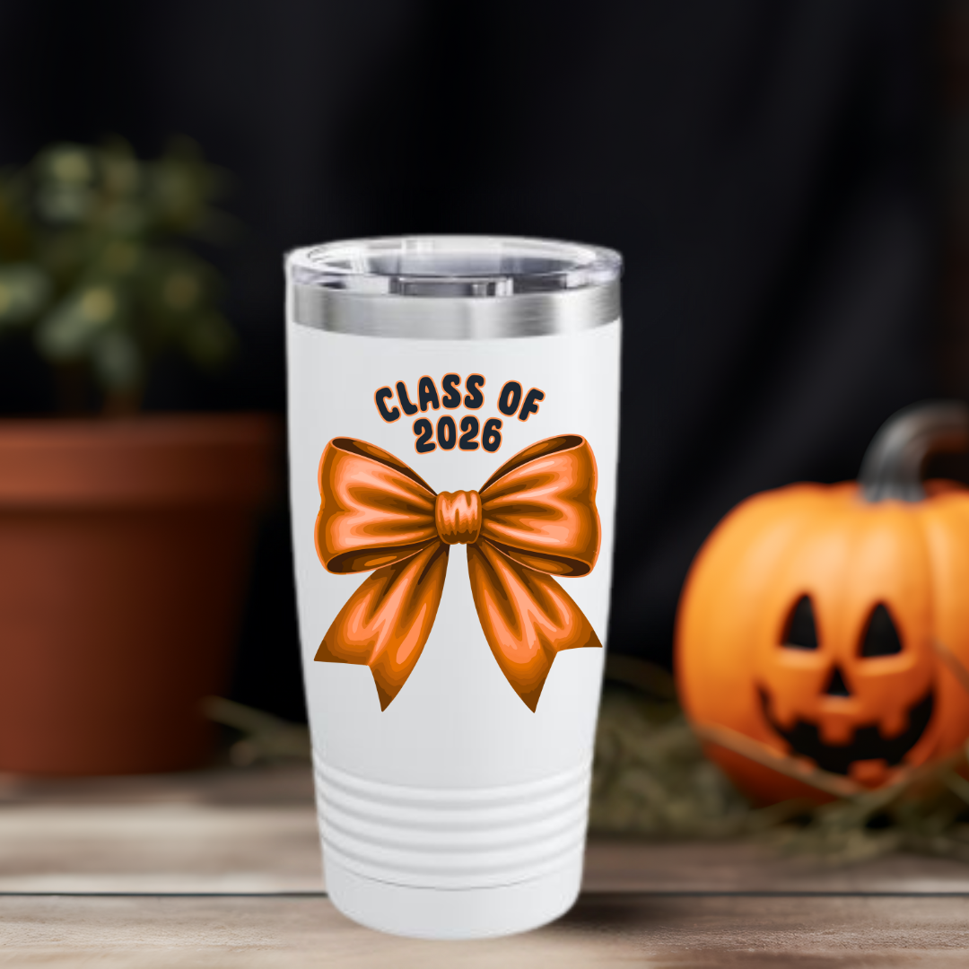 Senior  Class of 2026 20oz Tumbler, Graduation Mug, High School Grad Gift, College Bound Cup, Custom Drinkware