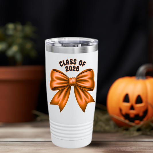Senior  Class of 2026 20oz Tumbler, Graduation Mug, High School Grad Gift, College Bound Cup, Custom Drinkware