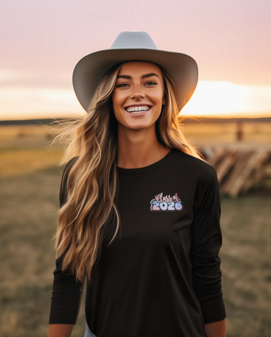 Senior Class 2026 Long Sleeve Tee, Unisex Jersey Tee, Graduation Gift, Class Pride Shirt, Trendy Student Apparel, Perfect for Celebrations