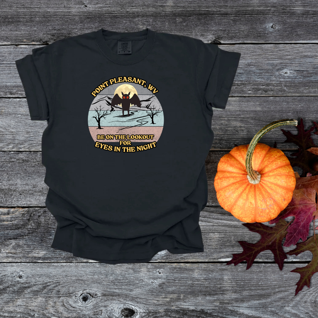 Mothman Vintage T-shirt Cryptid Retro Tee Paranormal Lover Cute Comfort Colors Shirt