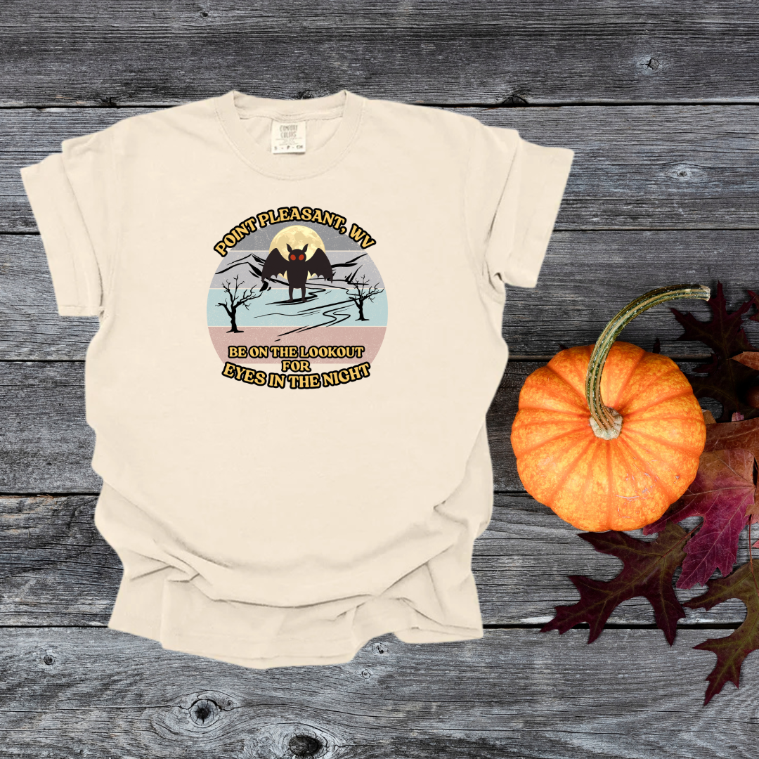 Mothman Vintage T-shirt Cryptid Retro Tee Paranormal Lover Cute Comfort Colors Shirt