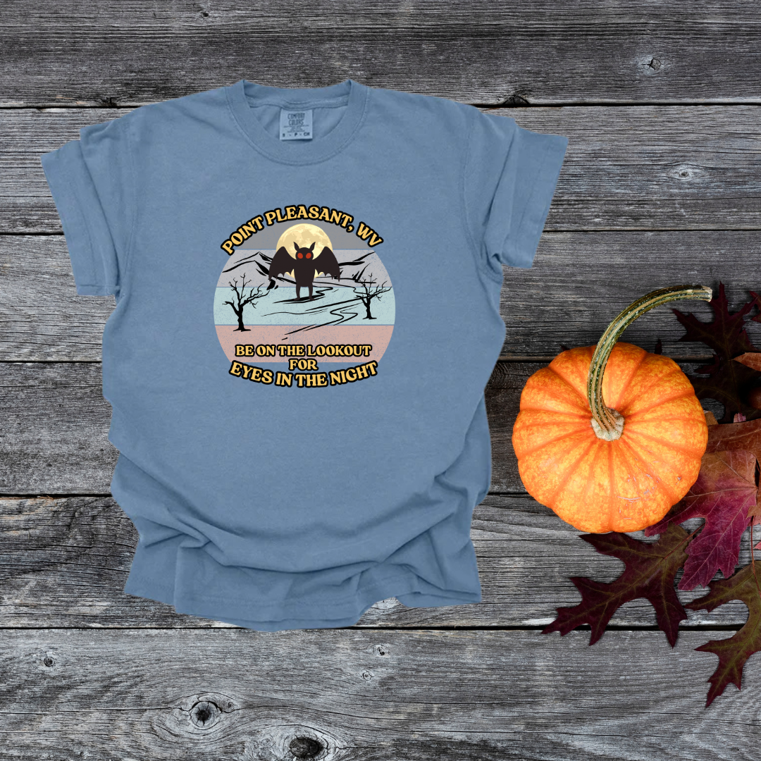 Mothman Vintage T-shirt Cryptid Retro Tee Paranormal Lover Cute Comfort Colors Shirt