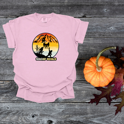 Retro Vintage Mothman Bigfoot Dogman UFO T-Shirt Comfort Colors Cryptid Tee Paranormal Lovers