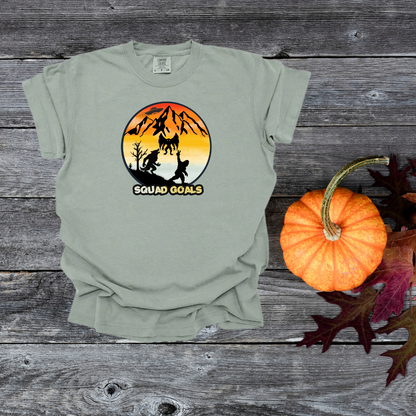 Retro Vintage Mothman Bigfoot Dogman UFO T-Shirt Comfort Colors Cryptid Tee Paranormal Lovers