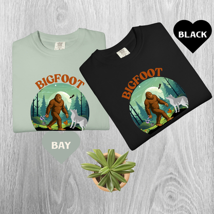 Bigfoot Guardian of the Forest Cryptid T-shirt Paranormal Unisex Nature Tee Outdoor Adventure Shirt Unique Gift for Outdoorsy Friends, Eco-friendly Apparel