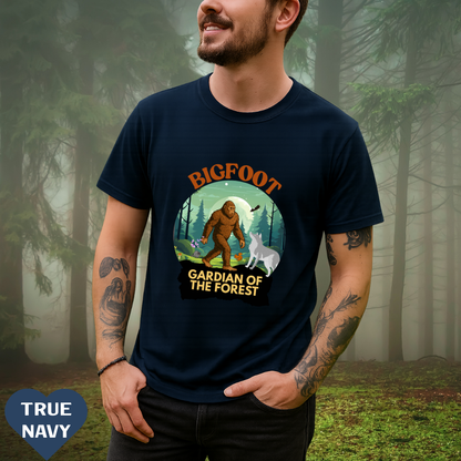Bigfoot Guardian of the Forest Cryptid T-shirt Paranormal Unisex Nature Tee Outdoor Adventure Shirt Unique Gift for Outdoorsy Friends, Eco-friendly Apparel