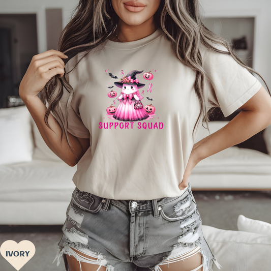 Support Squad Cute Ghost Comfort Colors T-Shirt